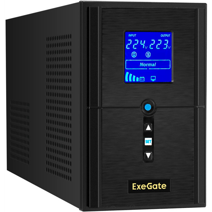 ИБП ExeGate SineTower SN-1500.LCD.AVR.2SH.1C13.USB 3268 - фото 6138