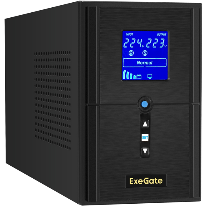 ИБП ExeGate SineTower SZ-1000.LCD.AVR.2SH.1C13.USB 3272 - фото 6155